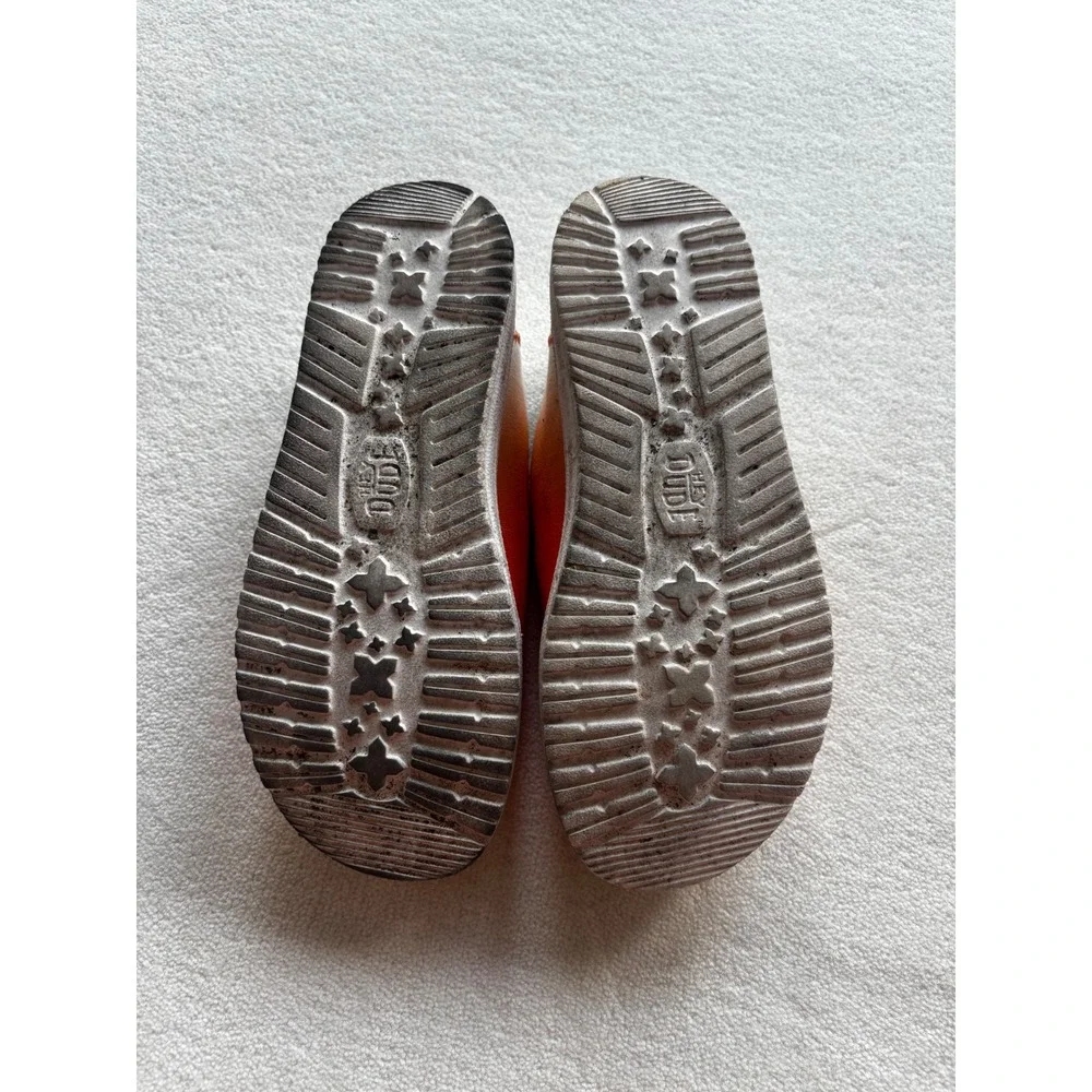 Hey‎ Dude Wendy Y Candy Corn Kids Size J4 Orange Ombre Slip On Loafers 43482-83B